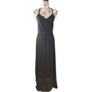 Mossimo | Women’s Long Black Spaghetti Strap Maxi Dress